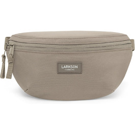 Поясна сумка LARKSON для жінок та чоловіків, м'ятного кольору - Finn. Ідеальна для спорту, активного відпочинку, міста, фестивалів. Стильна сумка через плече, водонепроникна (Gravel)