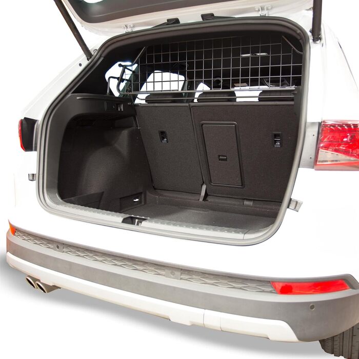 Сітка-перегородка для собак Travall для SEAT Ateca (2016-), захист багажника, надійний сталевий захист для транспортування тварин