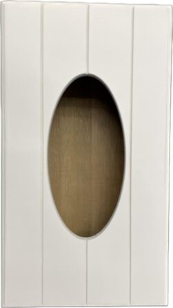 Khevga Cosmetic Tissue Box - Elegant Tissue Box in Brown, Decorative Storage for Cosmetic Tissues, Ideal for Bathroom, Living Room or Office