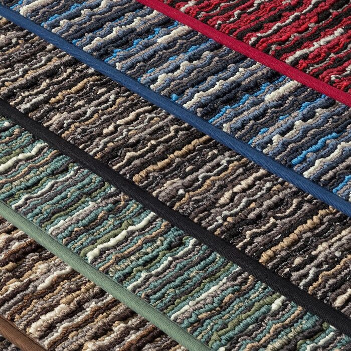 Килимок для дому 50x80 см, антиковзаючий, миючий, для входу, тераси, саду - блакитний