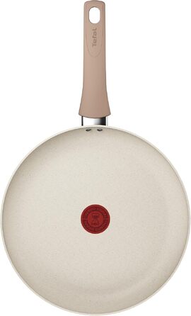 Набір посуду Tefal Mineralia+ Stone White On, 7 предметів, антипригарне покриття, Thermo-Signal, для всіх типів плит, білий, G199S544