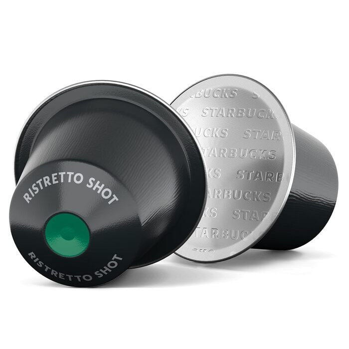 Кавові капсули Starbucks Ristretto для Nespresso, темне обсмажування, 100 капсул (10х10)