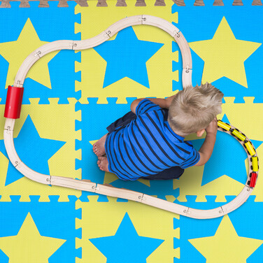 Relaxdays Puzzle Mat Stars