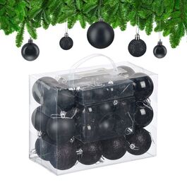 Relaxdays Set of 50 Christmas Baubles