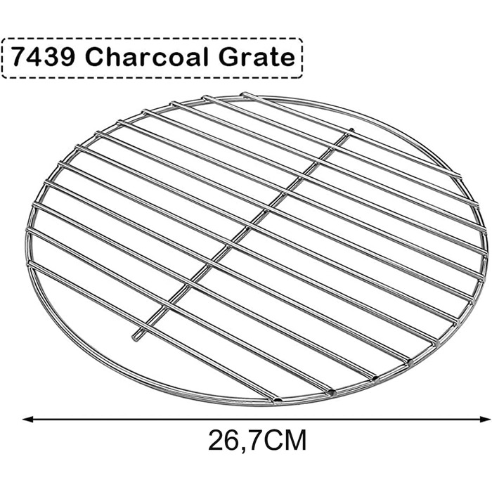 Решітка для гриля Kohlerost DIA 34 см для Weber One-Touch, Bar-B-Kettle, Smokey Mountain Cooker (7440)
