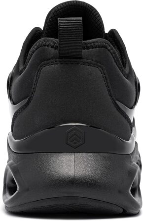 Чоловічі робочі черевики LARNMERN з металевим підноском, зручні, дихаючі, антипрокольні, легкі, модна модель, розміри 36-50 EU, чорний колір