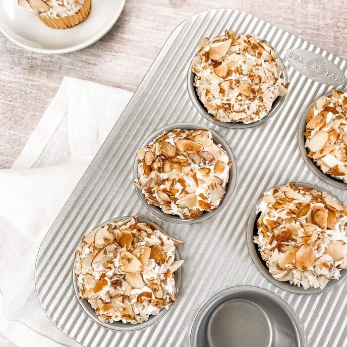 USA Pan Nonstick Muffin Tin for 6 Muffins, Aluminized Steel