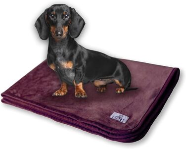 М'яка водонепроникна підстилка для собак Giesty, 60x74 см, фіолетовий колір, двостороння, для захисту дивану, можна прати в пральній машині