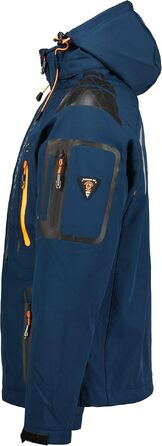 Чоловіча outdoor куртка Geographical Norway Tangata — функціональна вітро- та водонепроникна куртка для активного відпочинку, колір Marine orange, розмір S