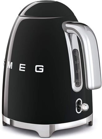 Smeg Electric Kettle KLF03BLEU, Stainless Steel, 1.7 liters, Black