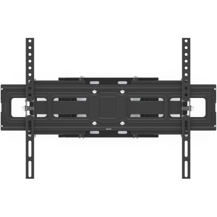 Hama TV Wall Mount Bracket (37-90 inch TV Mount, up to 220lbs, VESA 800x400, Fixed Wall Mount, Includes Fischer Anchors & Instructions, Black)