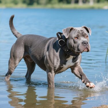 Преміум нашийник для собак TSPRO з ручкою, тактичний, міцний, з металевою застібкою, для середніх та великих собак (червоний L), розмір ручки L (регульований 44.5-62.2 см)