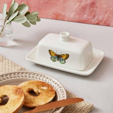 Portmeirion Botanic Garden Harmony Butter Dish with Lid