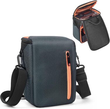 Сумка для камери FOSOTO: універсальна через плече для Canon, Nikon, Sony, Panasonic (SLR, Zoom, аксесуари)