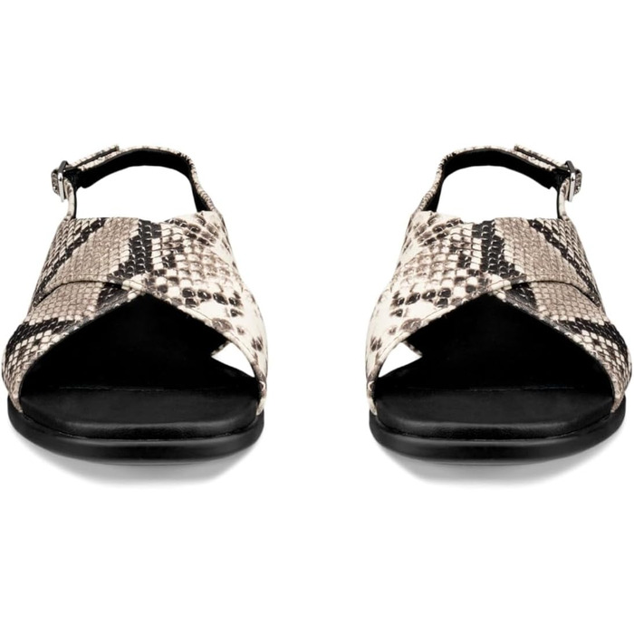 Босоніжки жіночі ECCO Sculpted Alba 25 Slingback, 40-41 EU, темно-глиняний колір, принт під змію