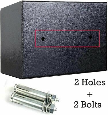 Електронний сейф Klein Tresor: водонепроникний, для зброї, боєприпасів, грошей, ювелірних виробів та документів. Об'єм 4.6L, сірий колір