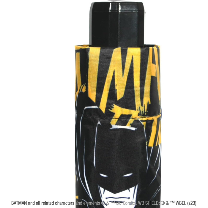 Дитячий парасолька PERLETTI Batman для хлопчиків 7-9 років - компактний, легкий, діаметр 91 см