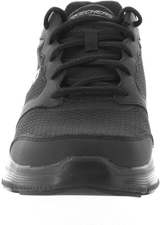 Чоловічі кросівки Skechers Flex Advantage 4.0 - чорні, шкіра, сітка, PU оздоблення