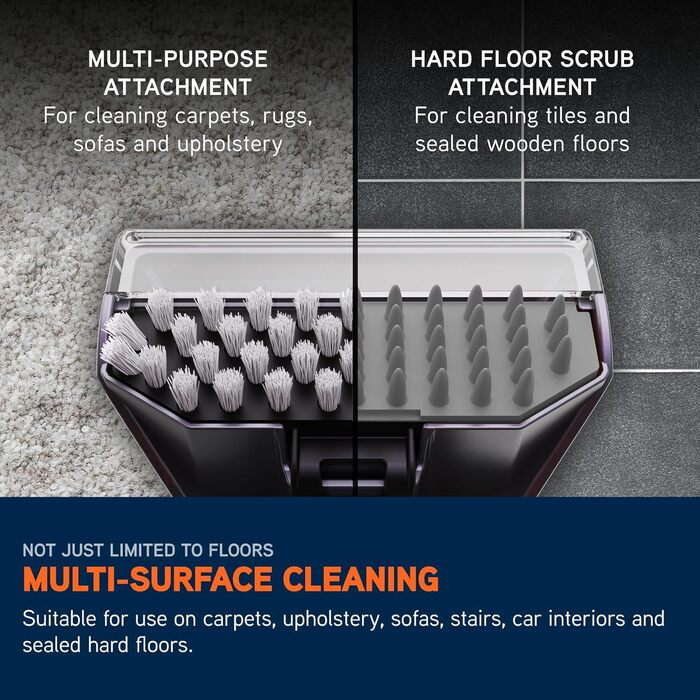 Портативний відпарювач для килимів та м'яких меблів Vax SpotWash Duo з насадкою для тварин