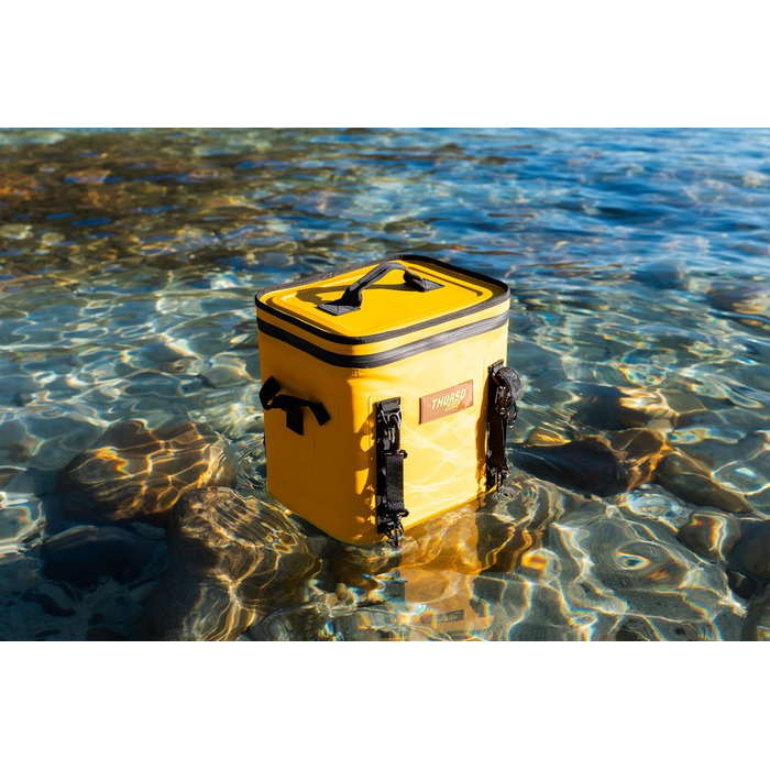 Thurso SURF Soft Cooler 24 Can - М'який Термосумка для Пікніків та Подорожей, 48 годин зберігання холоду, Водонепроникний, для Каякінгу та Паддлбордингу (Апельсин)
