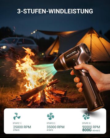 VANTRUE POWER Електричний повітряний пилосос-800G, бездротовий, акумуляторний, для чищення клавіатури, автомобіля, дому