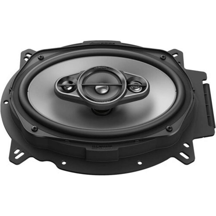 Автомобільні коаксіальні динаміки Pioneer TS-A6960F 6x9 дюймів, 4-смугові, 450Вт, комплект з 2-х, потужний звук, висока чутливість, монтаж 72 мм, решітка в комплекті