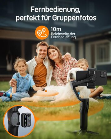 Hohem iSteady X3 SE - Стабілізатор для смартфона, 3-осьовий, чорний