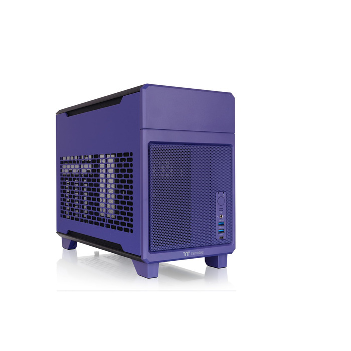 Корпус Thermaltake Mini-ITX TR100 Future Dusk: 18.4л, Dual-Chamber, PCIe 4.0, підтримка AIO 280мм, тихий Airflow