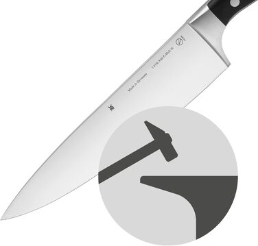 Ніж для хліба WMF Spitzenklasse Plus 20 см, з подвійним хвильовим лезом, XL-ручка, німецька сталь