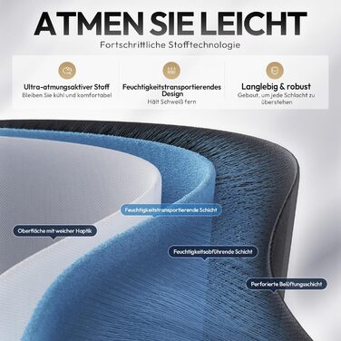 Ігровий крісло Dowinx з підголівником та підставкою для ніг, масажний офісний стілець з тканини, ергономічний дизайн