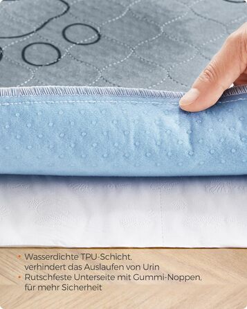 Підстилка для собак Feandrea, 2 шт., 122 x 91 см, XL, сіра, водонепроникна, супер поглинаюча, для собак