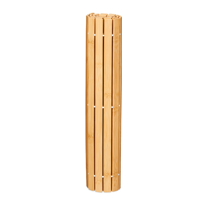 Relaxdays Bamboo Bath Mat 80x50 cm