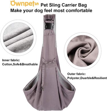 Транспортувальна сумка для собак та котів AGPTEK | До 15 кг, регульована, для прогулянок та подорожей | Розміри: 33 x 28 x 10 см