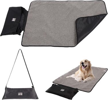 Водонепроникний килимок для собак - туристичний килимок для тварин, розкладний, 100 x 70 см, для дому та подорожей