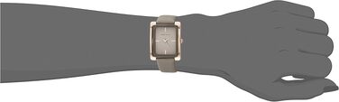 Жіночий шкіряний годинник Anne Klein (Сірий)