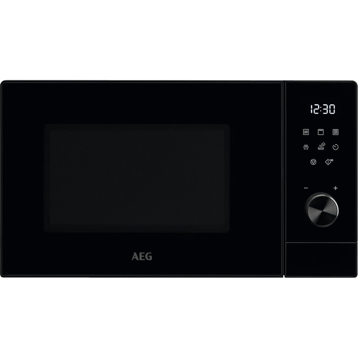 Мікрохвильова піч AEG MFB252DB з грилем, 25л, 900Вт, інвертор, чорна