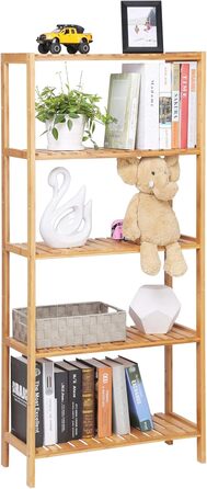 Етажерка для ванної кімнати Songmics, відтінки коричневого, 9,5 x 30 x 132 см