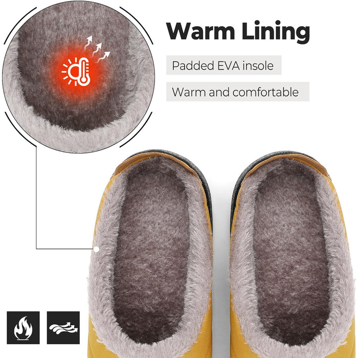 Тапочки халатні зимові Mishansha для чоловіків та жінок, теплі, з плюшевою підкладкою, розмір 35-47, зелені (жовті, 41 EU)