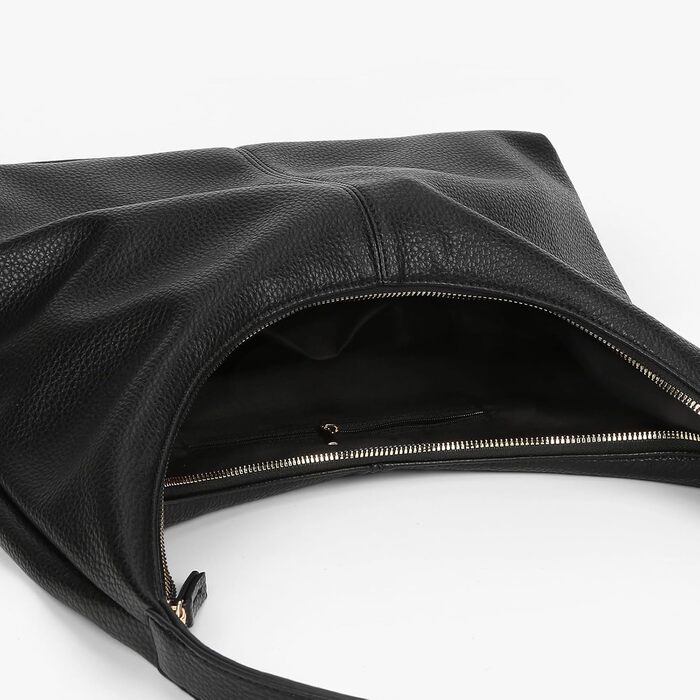 Сумка жіноча GSenhui Hobo з м'якої шкіри, чорна вінтажна сумка-тоут на плече, повсякденна