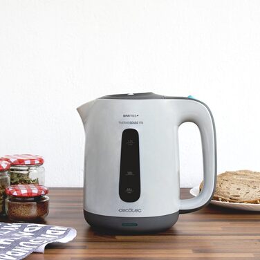 Електричний чайник Cecotec ThermoSense 170, 1.7 л, BPA-free, знімний фільтр від накипу та подвійним захистом