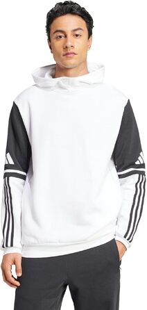 Чоловіча спортивна толстовка з капюшоном Adidas Squadra 25, біла, розмір XL
