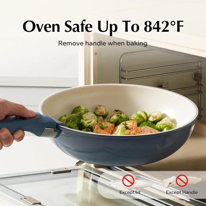 Набір посуду Redchef: 16 предметів, антипригарне покриття, кераміка, без PFOA/PTFE, для дому та кемпінгу