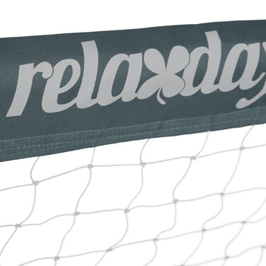 Relaxdays Grey Football Goals, 2-Piece Set