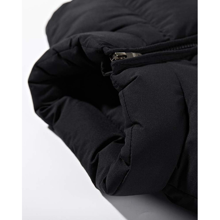 Чоловіча степкова жилетка з блискавкою, кишені, підкладка з кишенею на липучці, розмір M, чорний колір