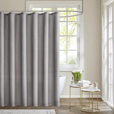 Шторка для душу MIULEE 180x200 см, зелена, водонепроникна, з кільцями, для ванни та душу