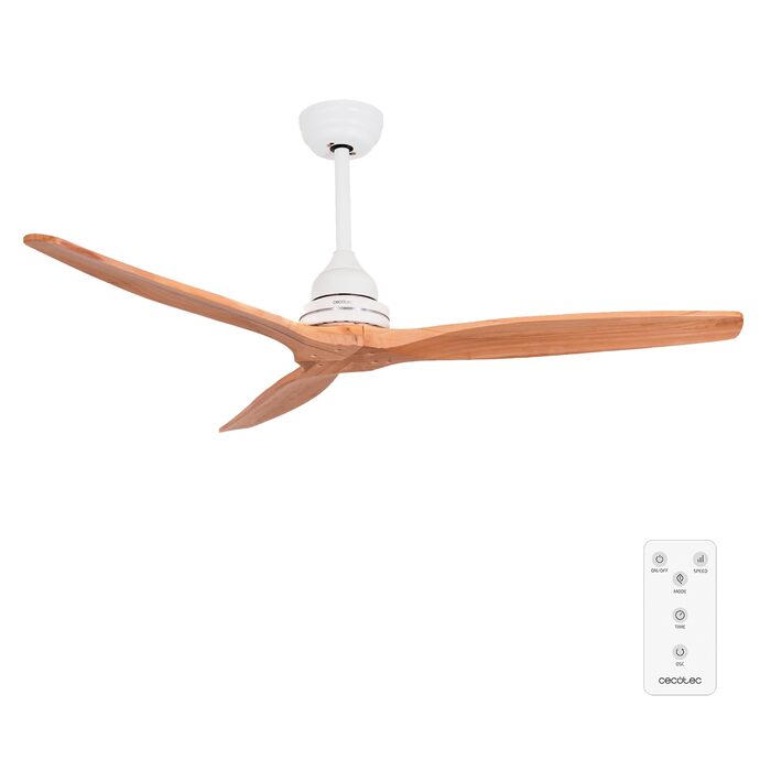 Вентилятор стельовий Cecotec Energysilence Aero 580, білий/бук, 40 Вт