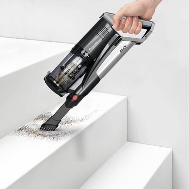 TurboTronic StormStick: потужний акумуляторний пилосос 120 Вт з фільтром MIF та 5 м кабелем (11 кПа, циклонна технологія)