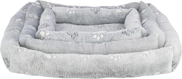 Крісло-ліжко для собак TRIXIE Nando, 60x50 см, сірий, з м'якою наповнювачем, для середніх собак, антиковзаюче