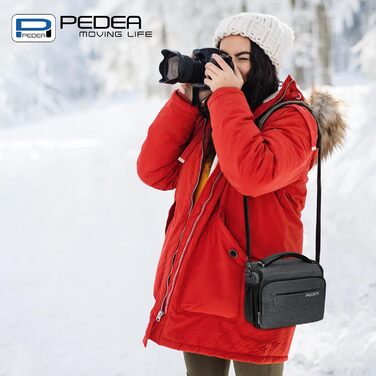 Сумка для камери Pedea Noble: DSLR/SLR, System Camera, XL, сіра