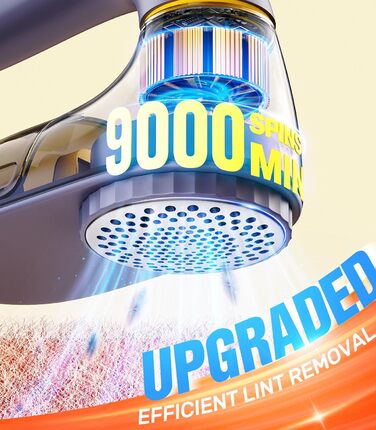 Електричний видальник ворсу POPCHOSE - бездротовий пристрій для видалення ворсу з одягу, меблів, 2000 mAh, 6 лез, 2 швидкості